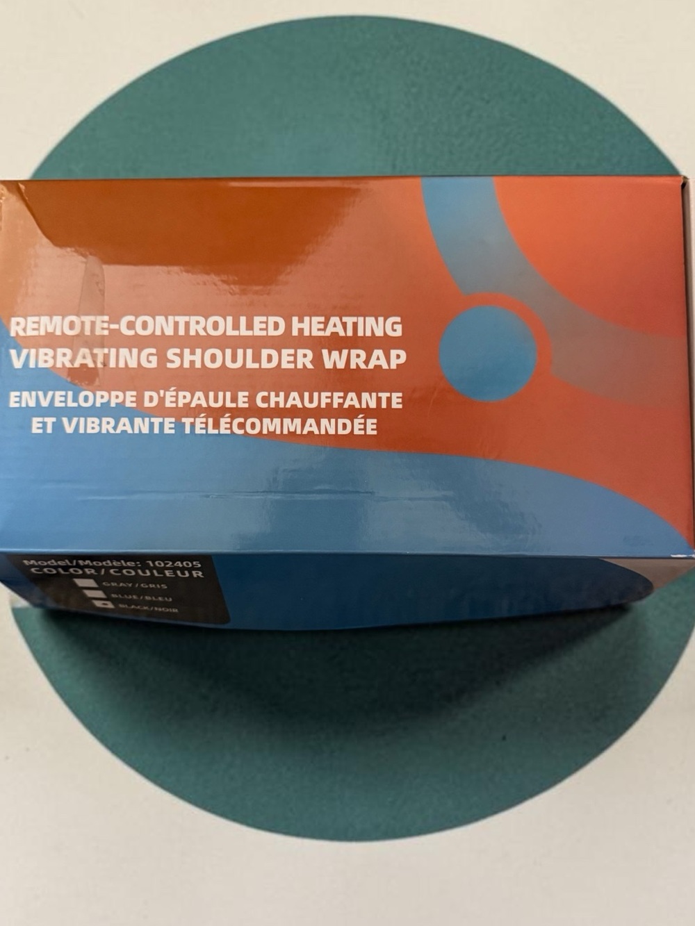 Remote Controlled Heating Pad & Vibrating Massager Shoulder Wrap -NIB